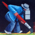 John Crum art logo