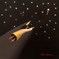 Aim for the stars painting by J.K. Crum