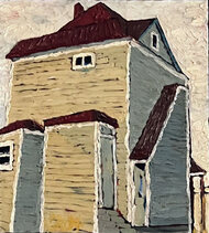 House on Main Street, oil